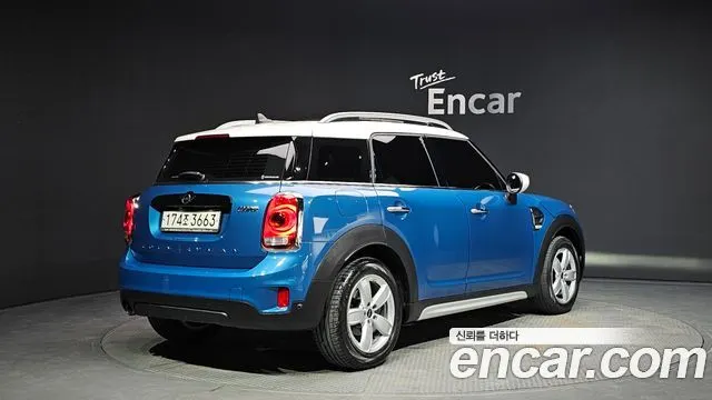 MINI COOPER COUNTRYMAN 2020 — 83 625 км, синий, Корея — под ключ — фото 2