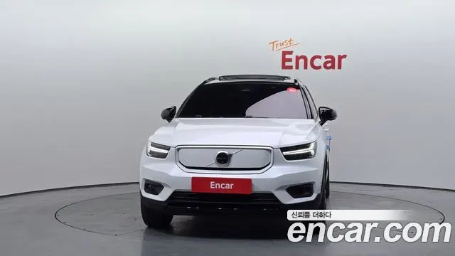 VOLVO XC40 RECHARGE 2022 — 93 160 км, белый, Корея — под ключ — фото 3