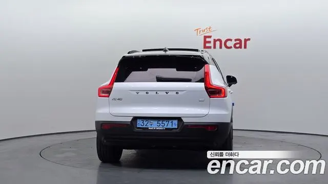 VOLVO XC40 RECHARGE 2022 — 93 160 км, белый, Корея — под ключ — фото 4