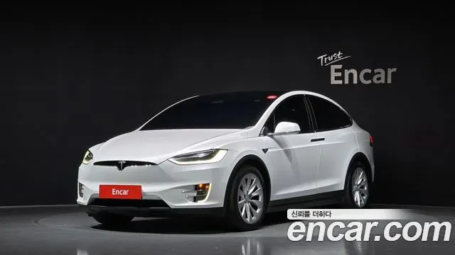 TESLA MODEL X 2018 — 240 789 км, белый, Корея — под ключ — фото 1