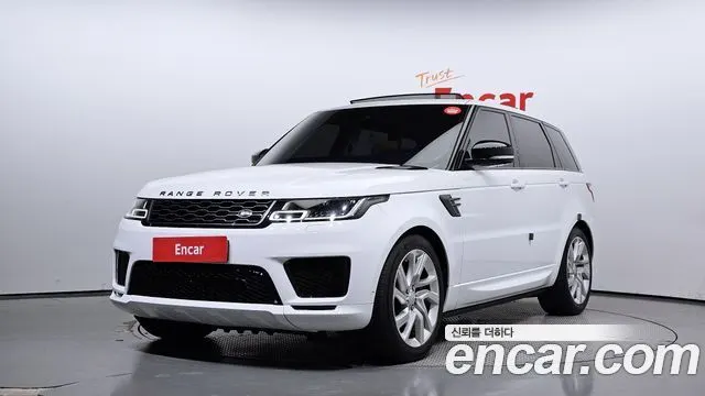LAND ROVER RANGE ROVER SPORT (2 ПОК.) 2020 — 112 359 км, белый, Корея — под ключ — фото 1