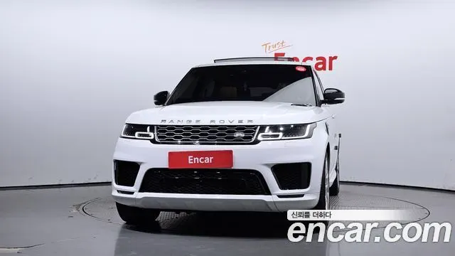 LAND ROVER RANGE ROVER SPORT (2 ПОК.) 2020 — 112 359 км, белый, Корея — под ключ — фото 3
