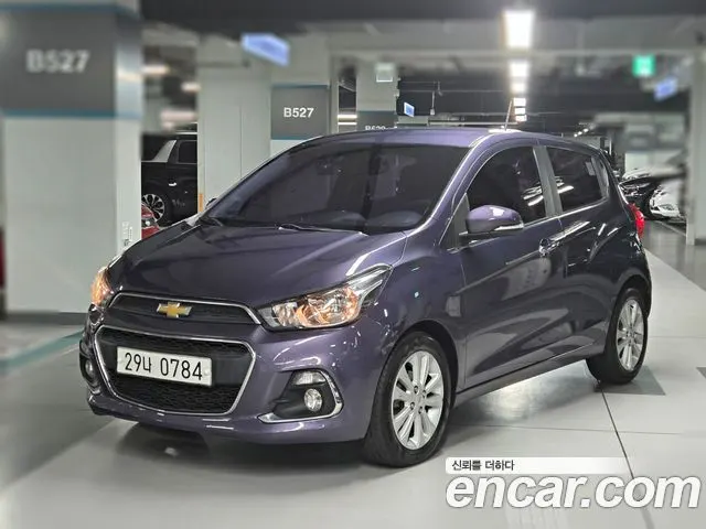 CHEVROLET SPARK 2016 — 118 057 км, фиолетовый, Корея — под ключ — фото 1