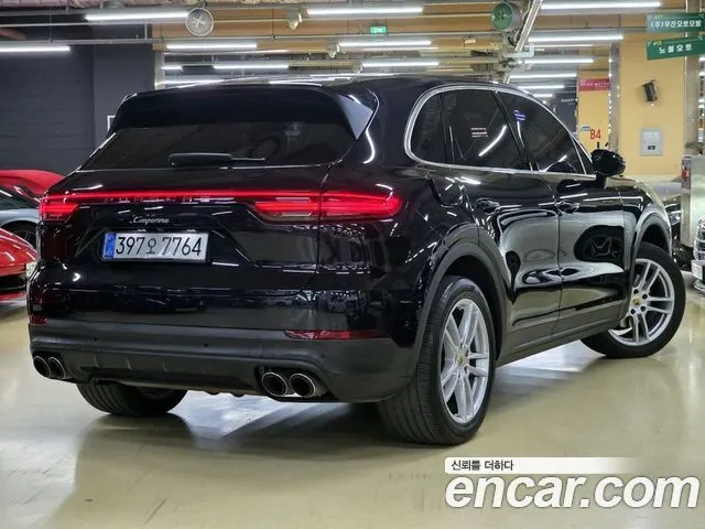 PORSCHE CAYENNE 2019 — 110 475 км, синий, Корея — под ключ — фото 2