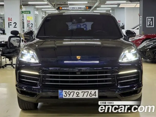 PORSCHE CAYENNE 2019 — 110 475 км, синий, Корея — под ключ — фото 3