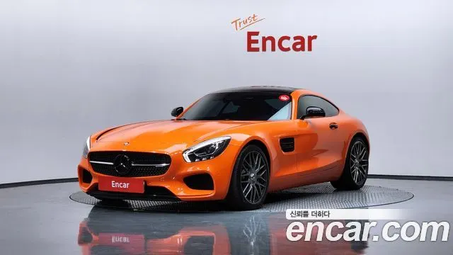 MERCEDES-BENZ AMG GT 2017 — 33 200 км, оранжевый, Корея — под ключ — фото 1