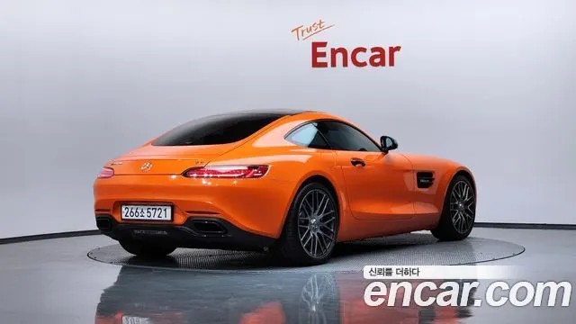 MERCEDES-BENZ AMG GT 2017 — 33 200 км, оранжевый, Корея — под ключ — фото 2