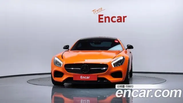 MERCEDES-BENZ AMG GT 2017 — 33 200 км, оранжевый, Корея — под ключ — фото 3