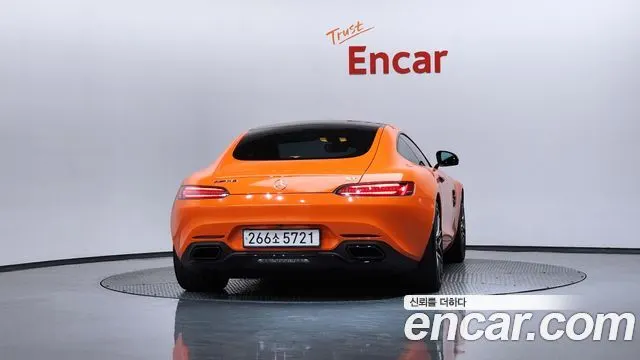 MERCEDES-BENZ AMG GT 2017 — 33 200 км, оранжевый, Корея — под ключ — фото 4