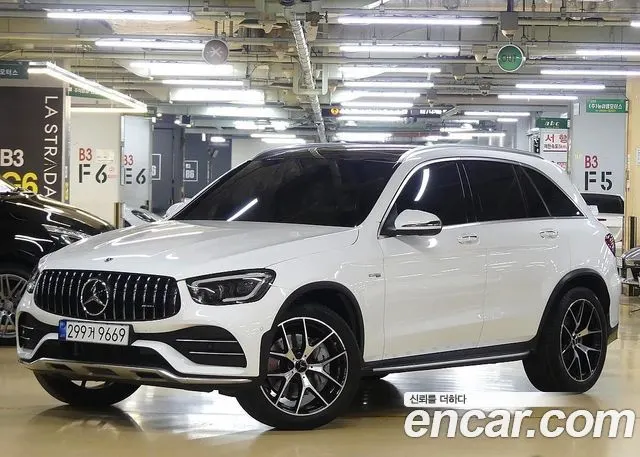 MERCEDES-BENZ GLC-CLASS X253 2021 — 43 000 км, белый, Корея — под ключ — фото 11