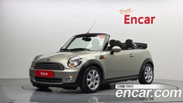 MINI COOPER CONVERTIBLE 2010 — 100 330 км, светло-золотистый, Корея — под ключ — фото 11