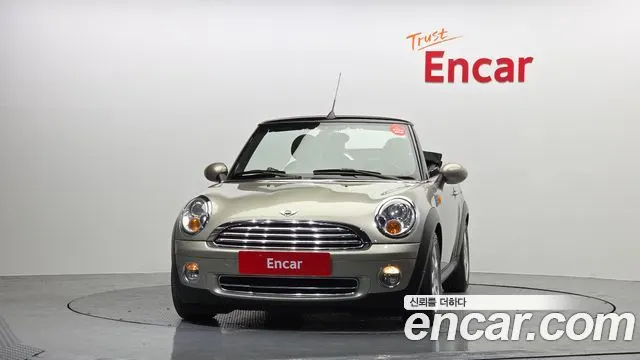 MINI COOPER CONVERTIBLE 2010 — 100 330 км, светло-золотистый, Корея — под ключ — фото 3