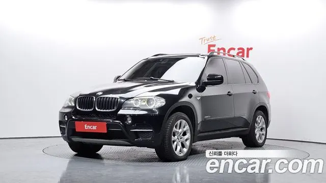 BMW X5 2012 — 169 834 км, чёрный, Корея — под ключ — фото 1