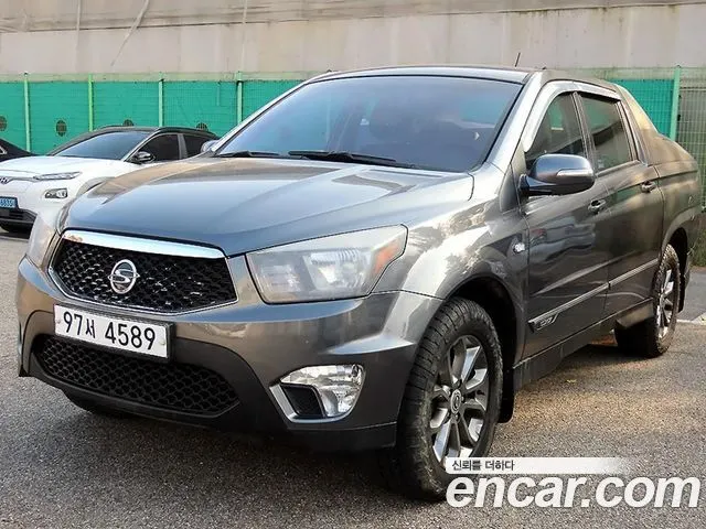 KGM KORANDO SPORTS 2014 — 135 430 км, серый, Корея — под ключ — фото 2