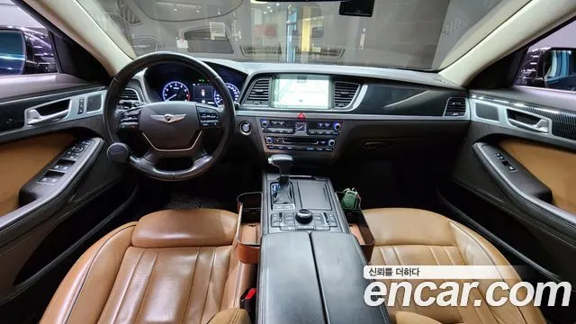 HYUNDAI GENESIS DH 2014 — 172 879 км, чёрный, Корея — под ключ — фото 7