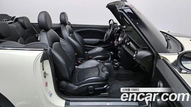 MINI COOPER S CONVERTIBLE 2015 — 84 315 км, белый-перламутр, Корея — под ключ — фото 11