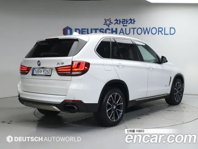 BMW X5 2016 — 71 391 км, белый, Корея — под ключ — фото 2