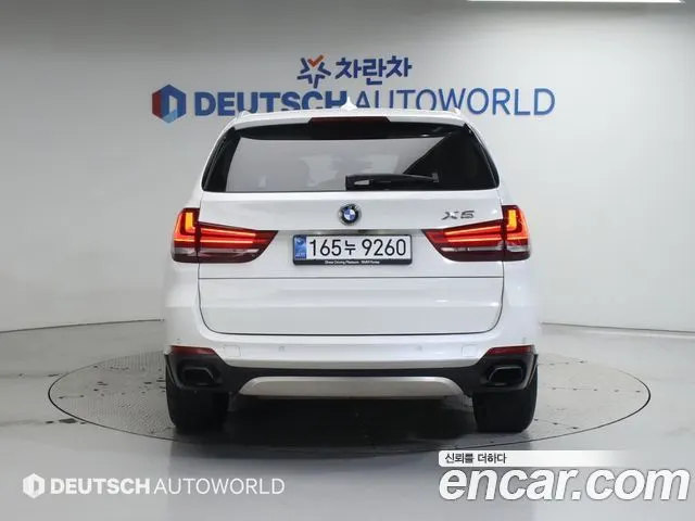 BMW X5 2016 — 71 391 км, белый, Корея — под ключ — фото 4