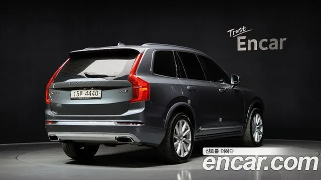 VOLVO XC90 2019 — 143 059 км, серебристо-серый, Корея — под ключ — фото 2