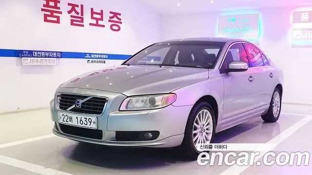 VOLVO S80 2007 — 49 500 км, серебристый, Корея — под ключ — фото 1