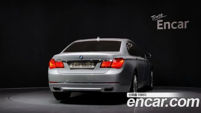 BMW 7 SERIES 2015 — 185 507 км, серебристый, Корея — под ключ — фото 4