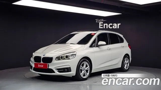 BMW 2 SERIES ACTIVE TOURER 2016 — 74 346 км, белый, Корея — под ключ — фото 1