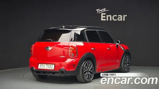 MINI COOPER S COUNTRYMAN 2013 — 82 977 км, красный, Корея — под ключ — фото 2