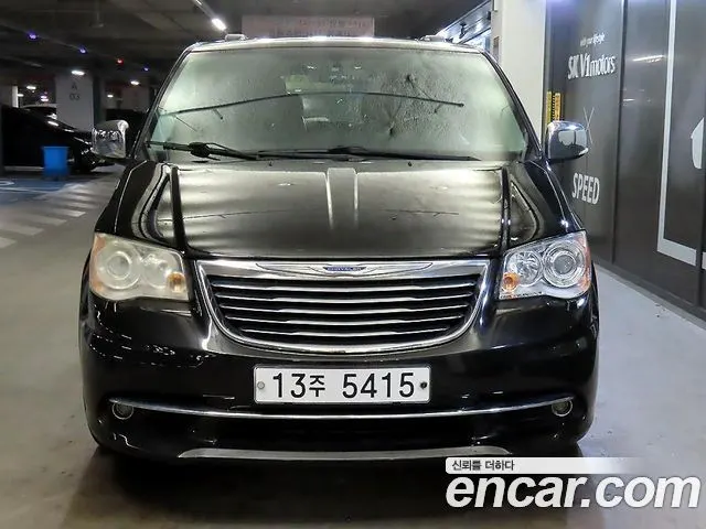 CHRYSLER GRAND VOYAGER 2014 — 133 736 км, чёрный, Корея — под ключ — фото 11