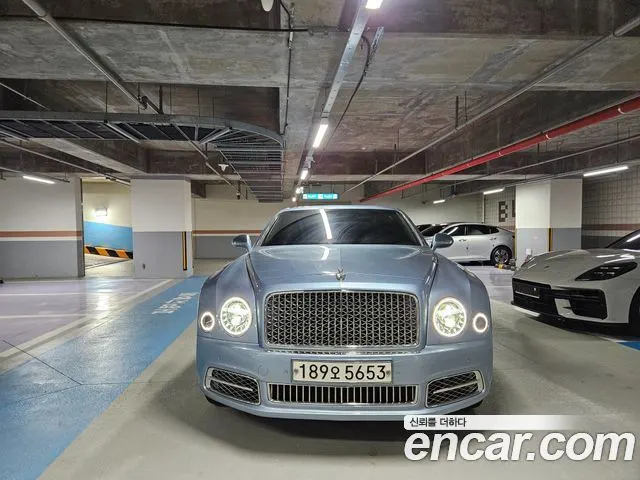 BENTLEY MULSANNE 2017 — 64 120 км, голубой, Корея — под ключ — фото 2