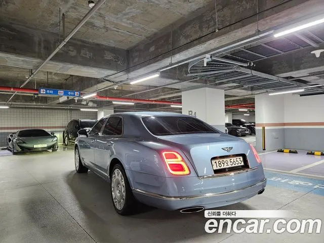 BENTLEY MULSANNE 2017 — 64 120 км, голубой, Корея — под ключ — фото 3