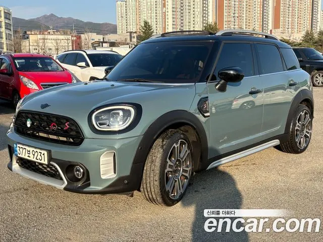 MINI COOPER S COUNTRYMAN 2022 — 24 998 км, салатовый, Корея — под ключ — фото 3