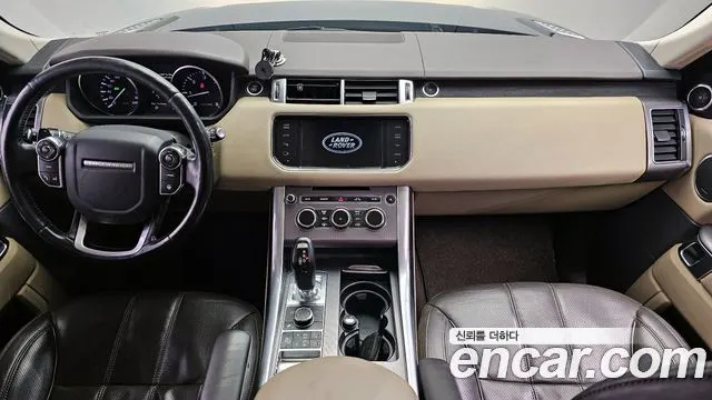 LAND ROVER RANGE ROVER SPORT (2 ПОК.) 2015 — 127 713 км, чёрный, Корея — под ключ — фото 7