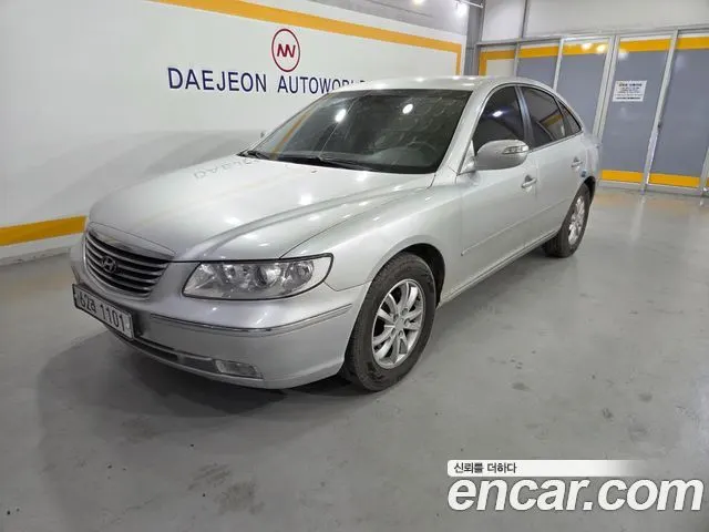 HYUNDAI GRANDEUR NEW LUXURY 2009 — 126 231 км, серебристый, Корея — под ключ — фото 2