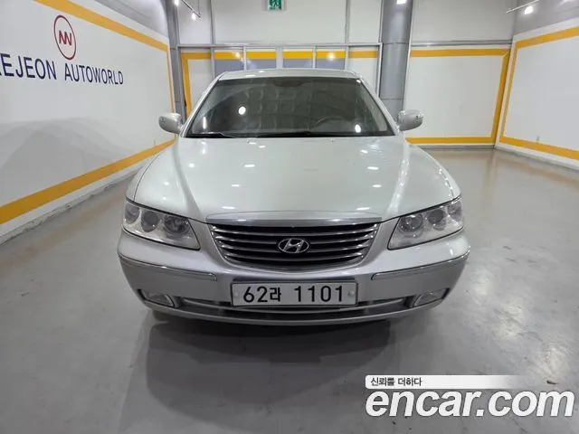 HYUNDAI GRANDEUR NEW LUXURY 2009 — 126 231 км, серебристый, Корея — под ключ — фото 12