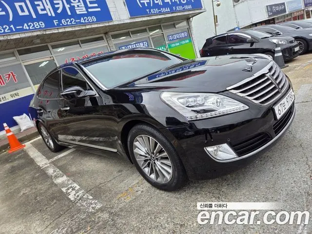 HYUNDAI EQUUS 2014 — 211 486 км, чёрный, Корея — под ключ — фото 2