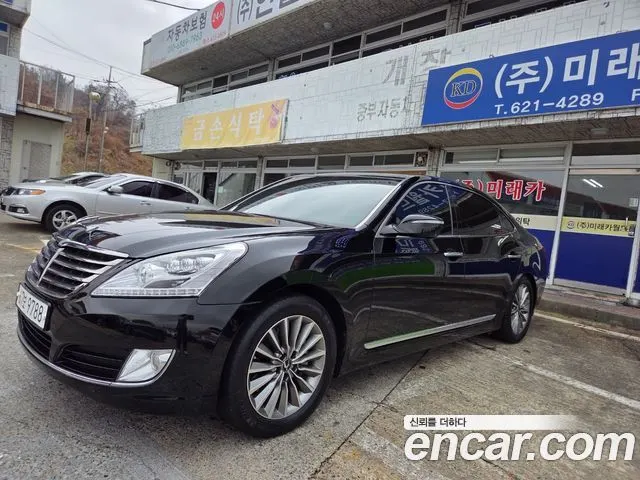 HYUNDAI EQUUS 2014 — 211 486 км, чёрный, Корея — под ключ — фото 3