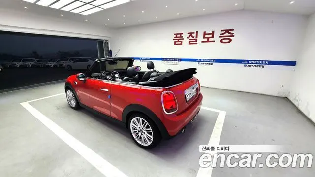 MINI COOPER CONVERTIBLE 2020 — 132 800 км, красный, Корея — под ключ — фото 4