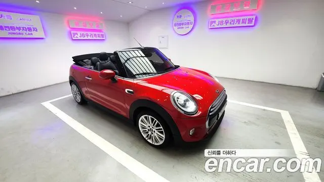 MINI COOPER CONVERTIBLE 2020 — 132 800 км, красный, Корея — под ключ — фото 9