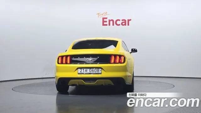 FORD MUSTANG 2017 — 10 240 км, жёлтый, Корея — под ключ — фото 4