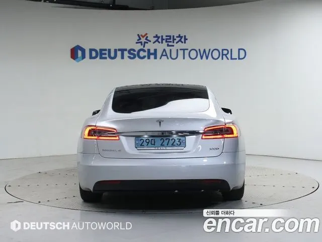 TESLA MODEL S 2017 — 82 610 км, серебристо-серый, Корея — под ключ — фото 4
