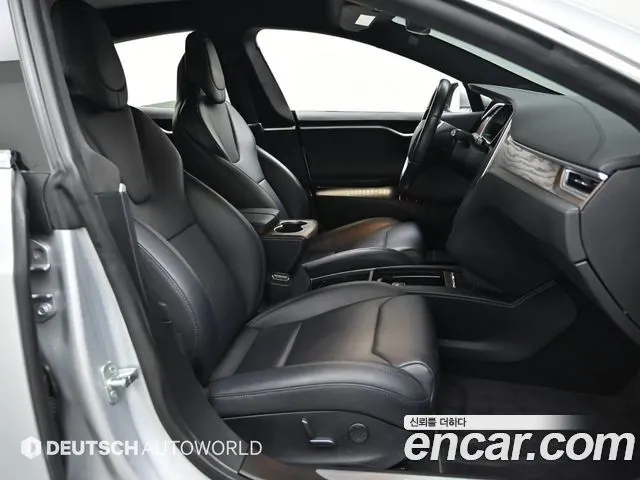 TESLA MODEL S 2017 — 82 610 км, серебристо-серый, Корея — под ключ — фото 10