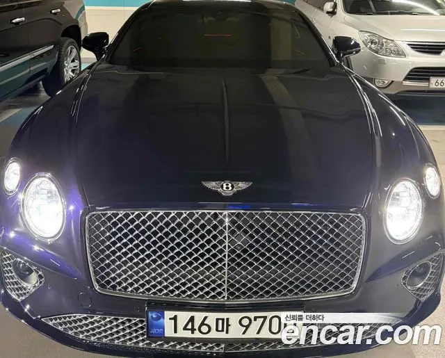 BENTLEY GT 2020 — 25 000 км, синий, Корея — под ключ — фото 3