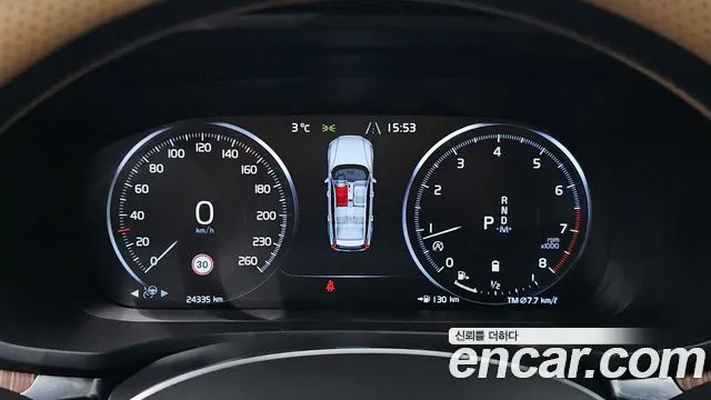 VOLVO V60 CROSS COUNTRY 2021 — 24 335 км, светло-золотистый, Корея — под ключ — фото 8