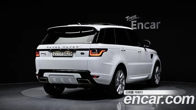 LAND ROVER RANGE ROVER SPORT (2 ПОК.) 2020 — 85 748 км, белый, Корея — под ключ — фото 2