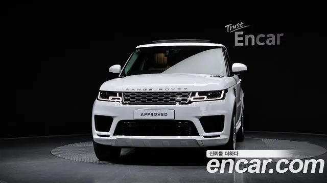 LAND ROVER RANGE ROVER SPORT (2 ПОК.) 2020 — 85 748 км, белый, Корея — под ключ — фото 3