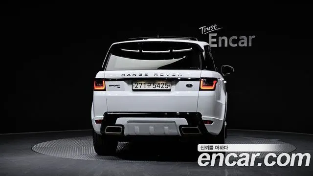 LAND ROVER RANGE ROVER SPORT (2 ПОК.) 2020 — 85 748 км, белый, Корея — под ключ — фото 4