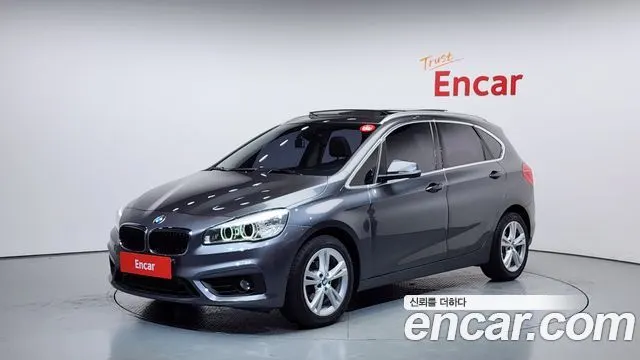BMW 2 SERIES ACTIVE TOURER 2015 — 156 213 км, серый, Корея — под ключ — фото 1