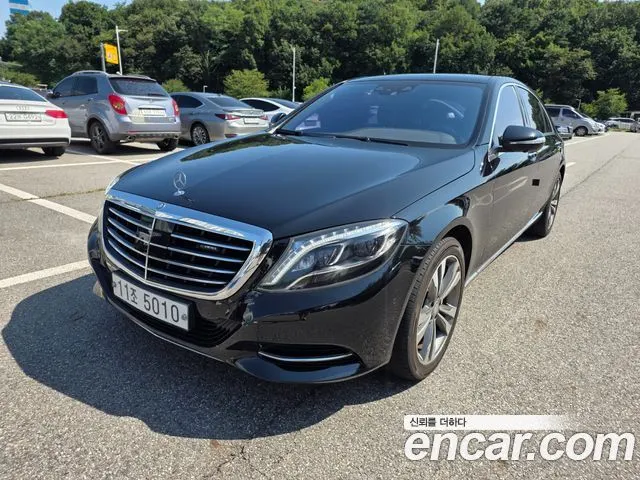 MERCEDES-BENZ S-CLASS W222 2015 — 115 500 км, чёрный, Корея — под ключ — фото 1