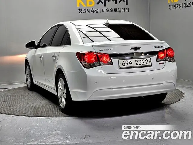 CHEVROLET CRUZE 2014 — 113 284 км, белый, Корея — под ключ — фото 6