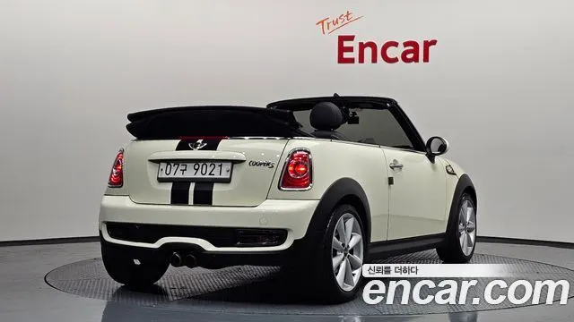 MINI COOPER S CONVERTIBLE 2015 — 84 315 км, белый-перламутр, Корея — под ключ — фото 2